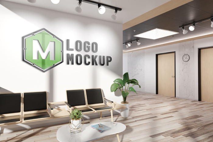 Find & download the most popular office mockup psd on freepik ✓ free for commercial use ✓ high quality images ✓ made for creative projects. Logo Office Wall Psd Mockup Free Download