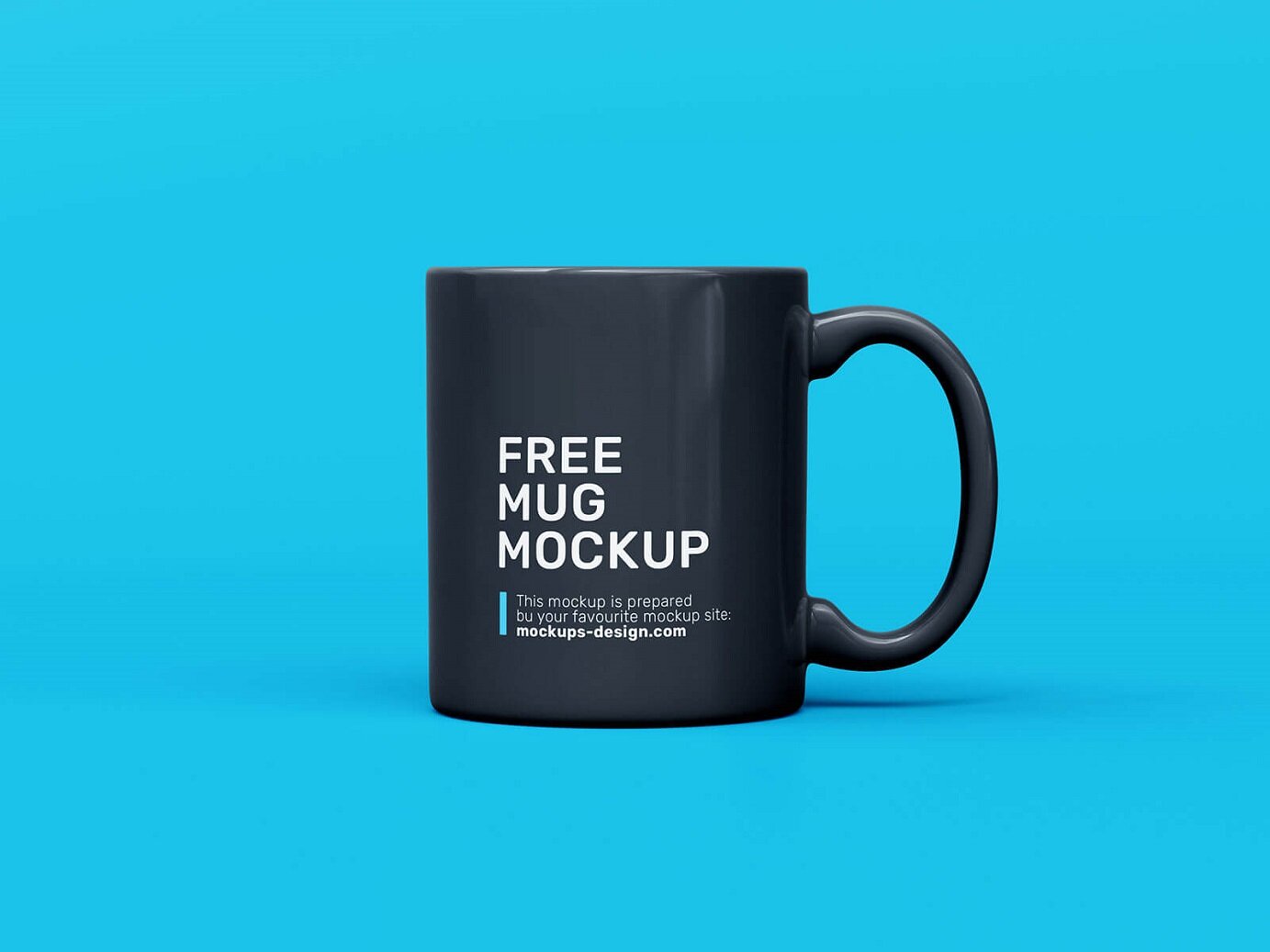 White mug and colored mug. Free Ceramic Coffee Mug Mockup Psd Set Templates