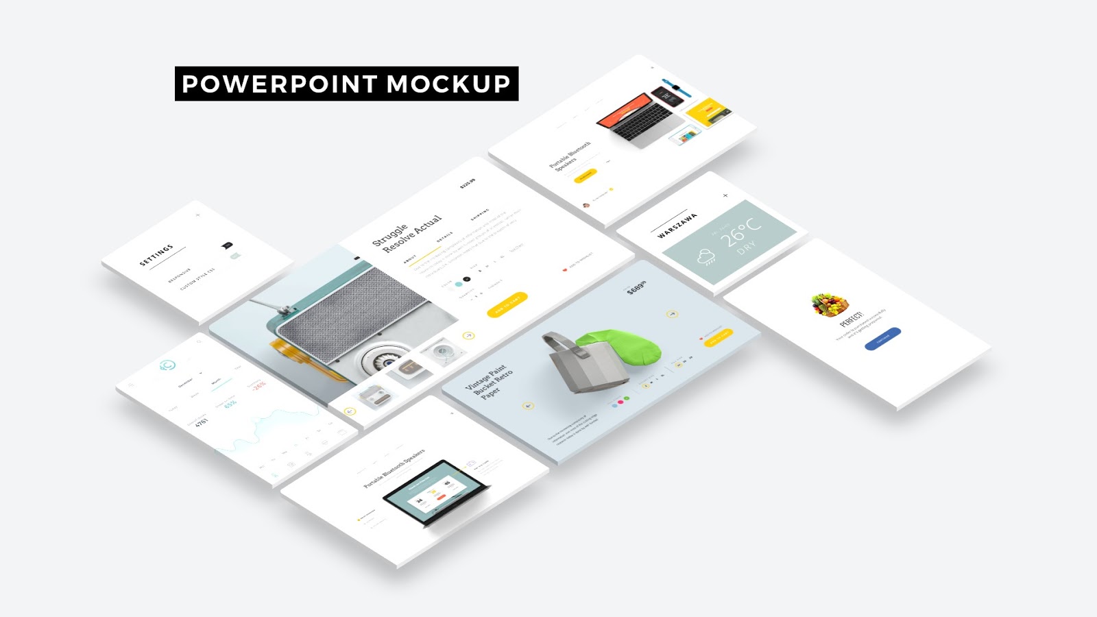 Discover 85 free powerpoint template designs on dribbble. Web App Mockup Powerpoint Free Download Mockup