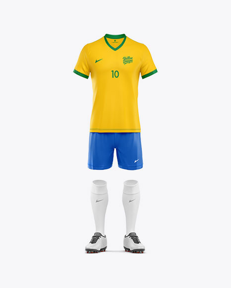 We have on our website some football kit mockup designs. Football Kit Mockup Front View