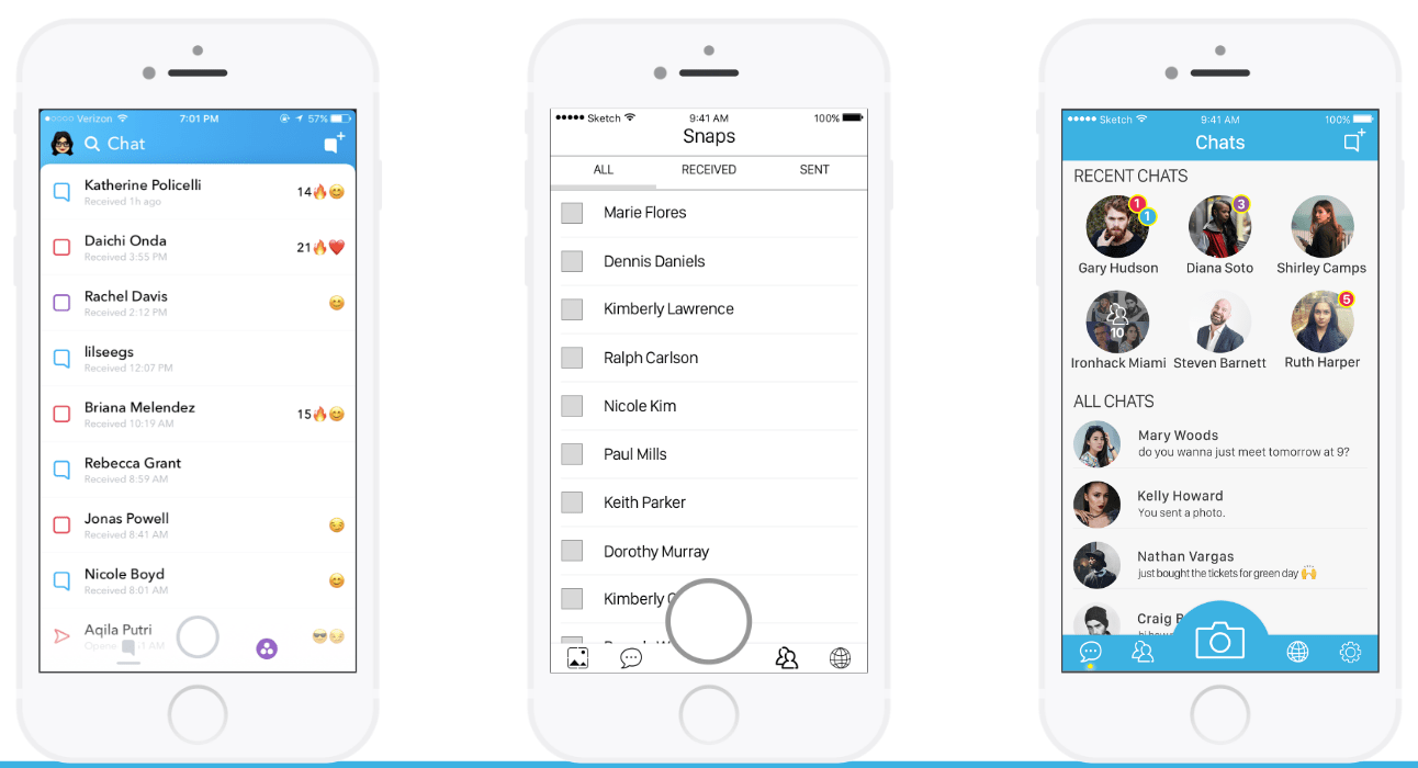 Feel free to use the ui kit as you wish, and share it with others! Saving Snapchat A Case Study Part 3 By Lianne Yun Prototypr