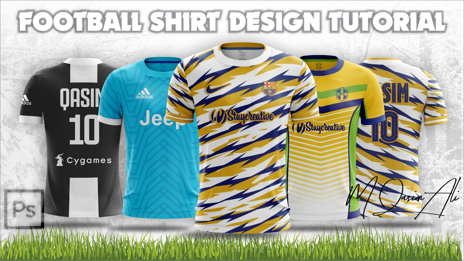 Picture Introduction in photoshop, we use the photoshop timeline panel to create animation frames. Nike Adidas Shirt Mockup Tutorial Create Cool Football Shirt Inside Of Photoshop By M Qasim Ali M Qasim Ali Sports Templates For Photoshop
