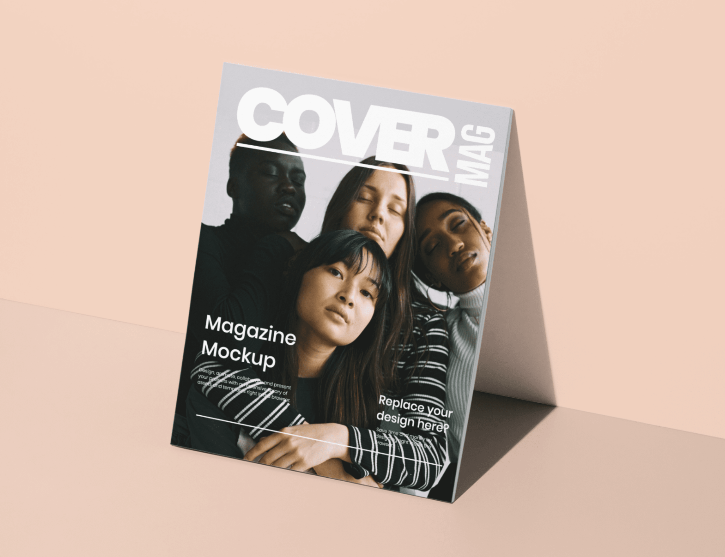 Find & download free graphic resources for mockup. Free Magazine Cover Mockup Scene