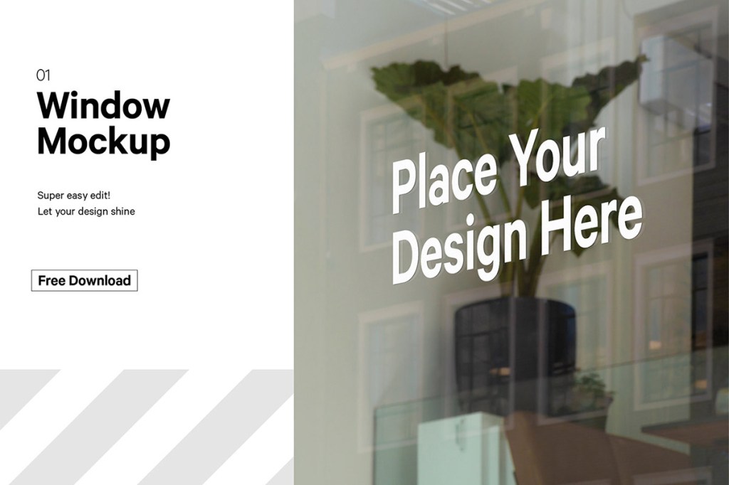 35+ Download Free Window Sticker Mockup Psd