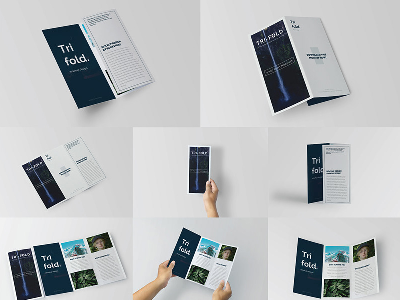 26+ Download Mockup Trifold Free&nbsp;Psd