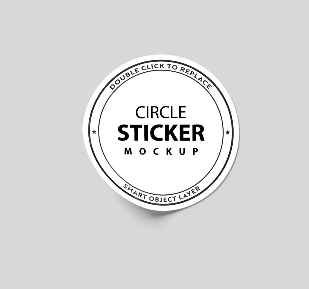 47+ Download Mockup Sticker Free&nbsp;Psd