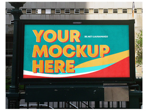 12+ Download Subway Billboard Mockup&nbsp;Psd