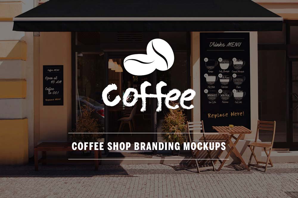 48+ Download Shop Facade Logo Mockup Free&nbsp;Psd