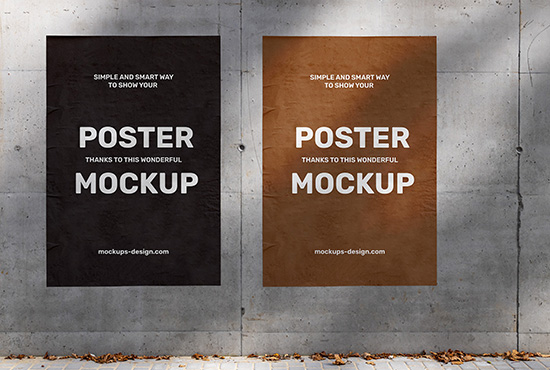 46+ Download Poster Mockup Free Commercial Use&nbsp;Psd